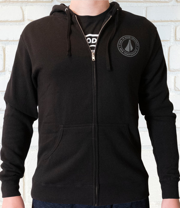Badge Icon Hooded Sweatshirt - SDG COMPONENTS