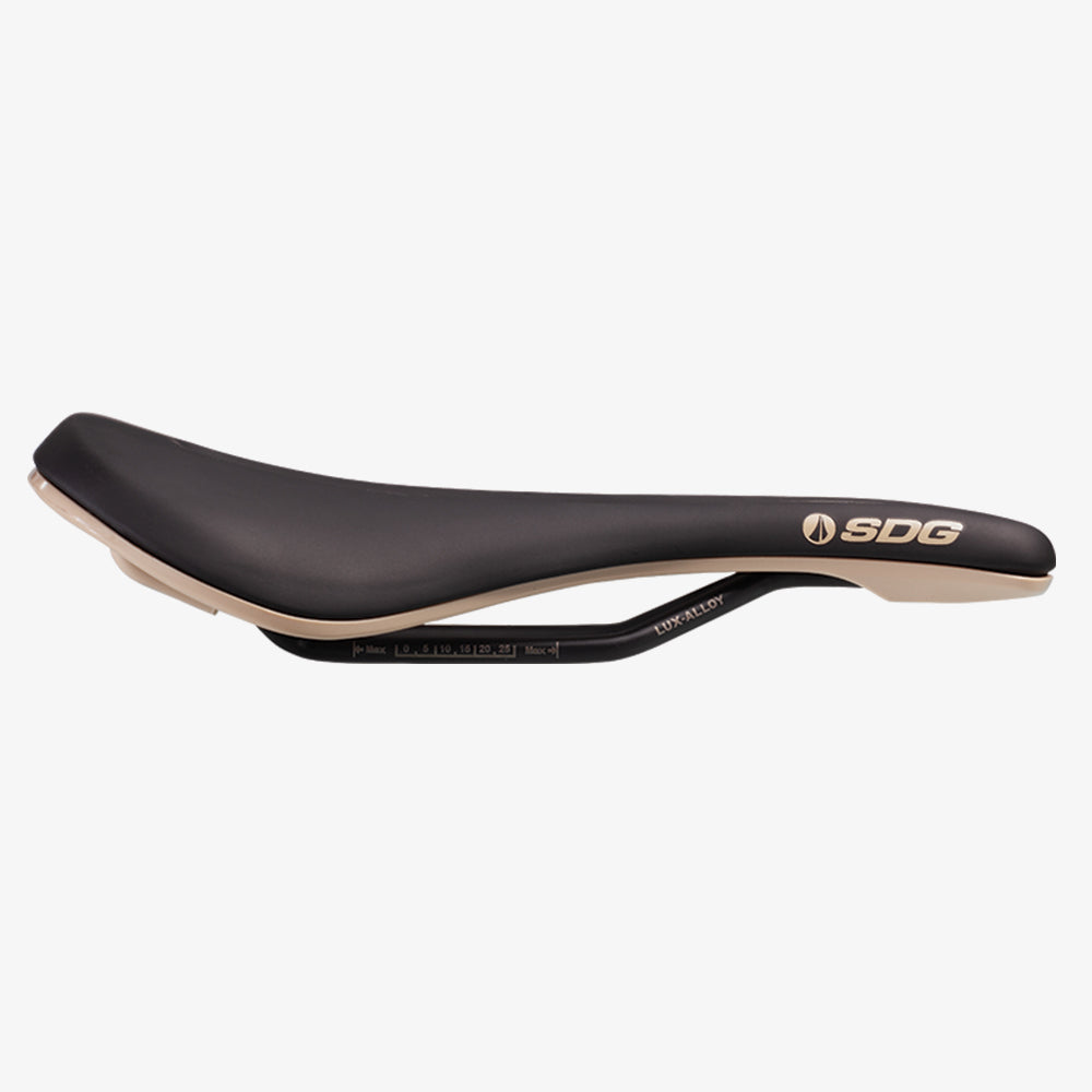 Selle SDG Bel-Air V3 Overland – Noir/marron, Rails Alliages, Pour Vélo Route/montagne