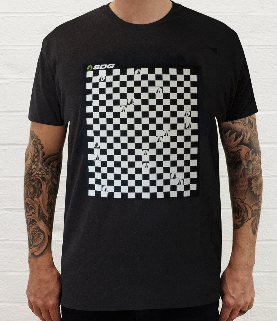 SDG Checkers (White) T-Shirt